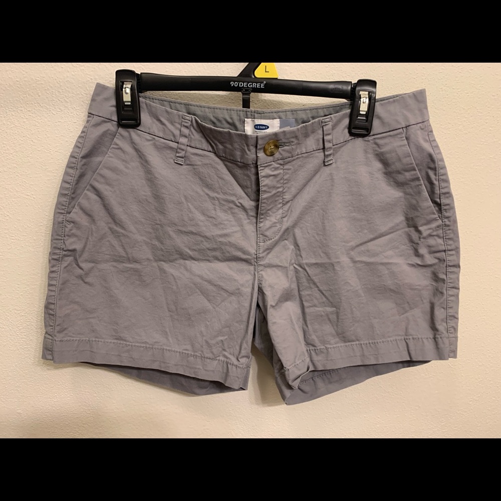 Old Navy Grey Khaki Shorts